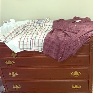 3 Button Down Dress Shirts (sizes YM-YXL)